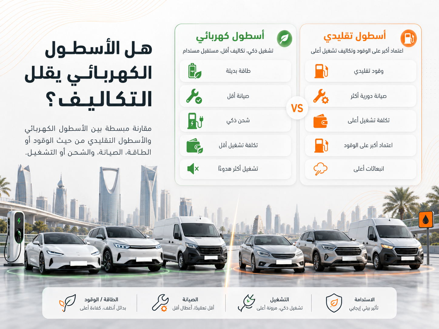 هل السيارات الكهربائية أوفر من البنزين 